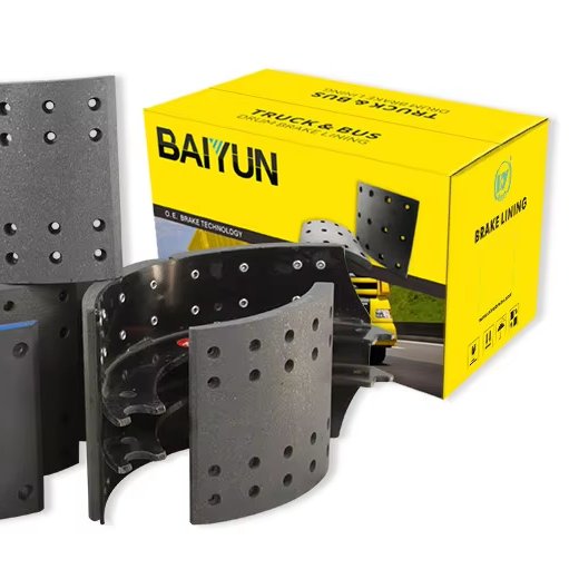 16.5''*7'' Brake Shoe Lining with Hardware Kit 4707QPK Truck Brake Lining Guaranteed New Condition Products